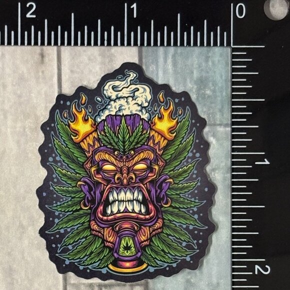 🌀10/$10🌀 Psychedelic 420 Reusable Waterproof Vinyl Sticker Decal - Picture 1 of 1
